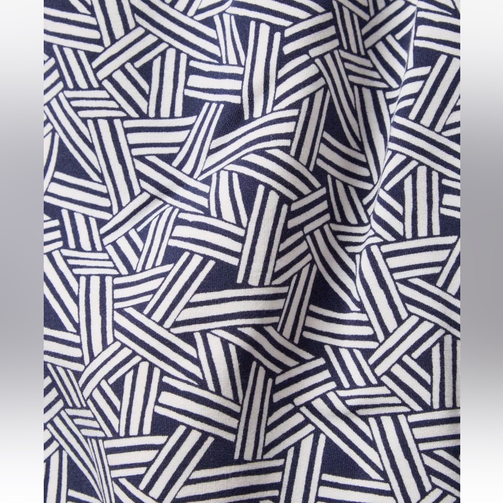 Diane Von Furstenberg DVF Regenna Ribbon Rectangles Stretch Sheath Dress Size 8 - Picture 5 of 12